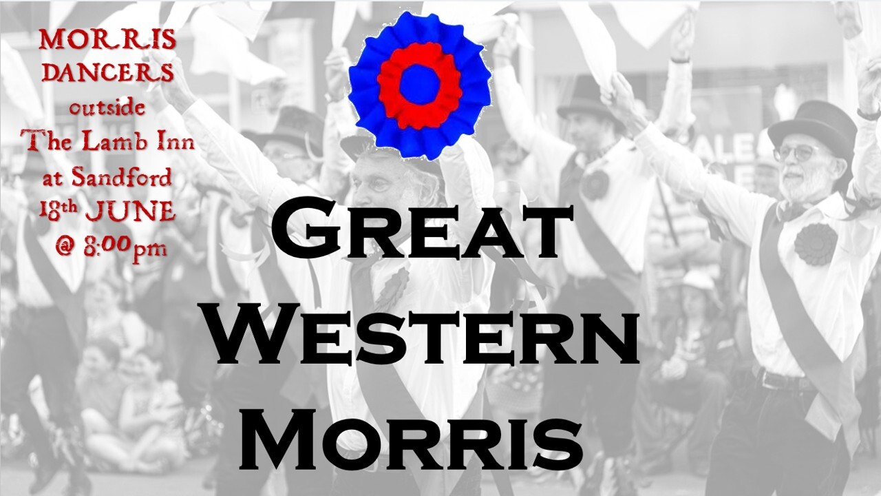 Morris dancing - Great Western Morris  lamb inn sandford exterer crediton
