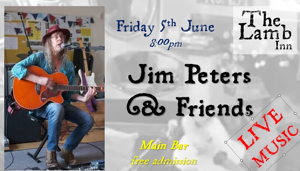 LIVE MUSIC - Jim Peters & Friends  alm inn sandford crediton exeter