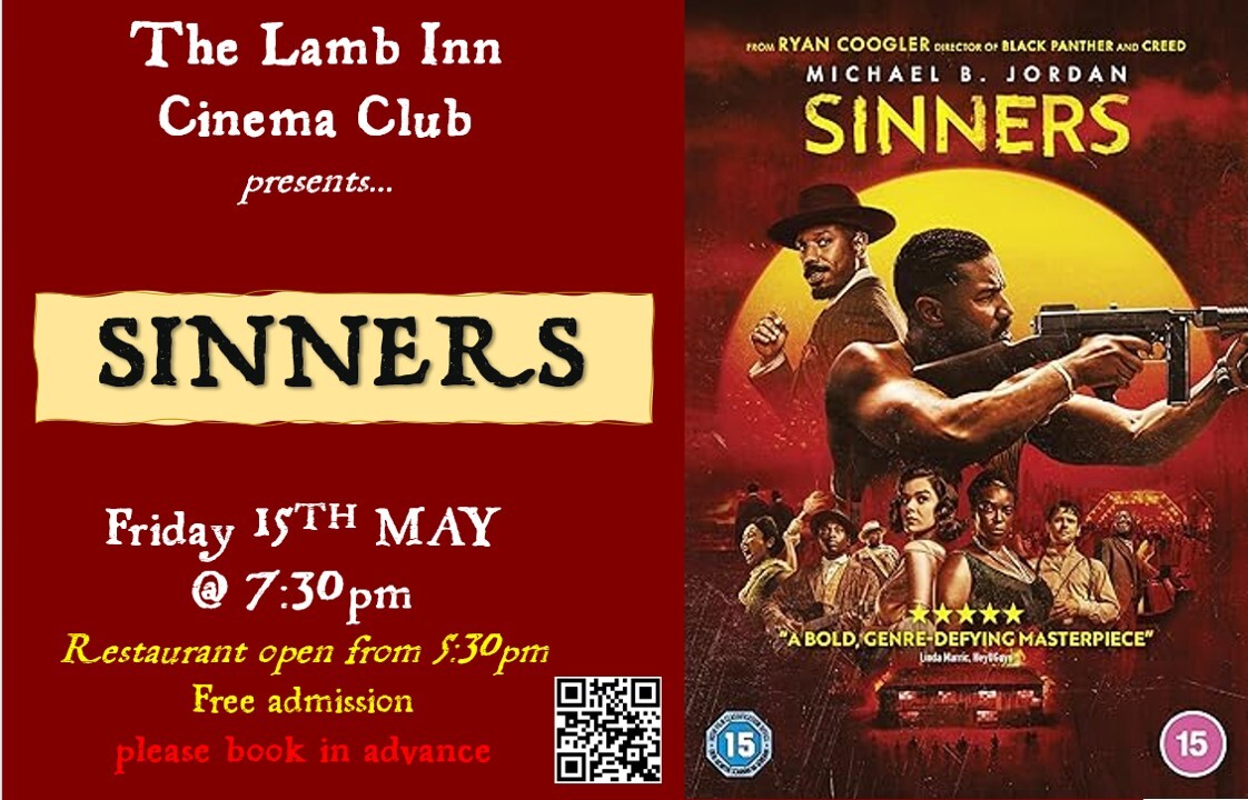 Lamb Inn Cinema Club  SINNERS crediton exeter sandford