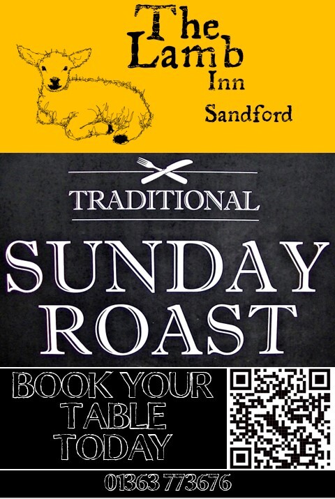 Sunday Lunch Crediton lamb inn sandford exeter devon roast