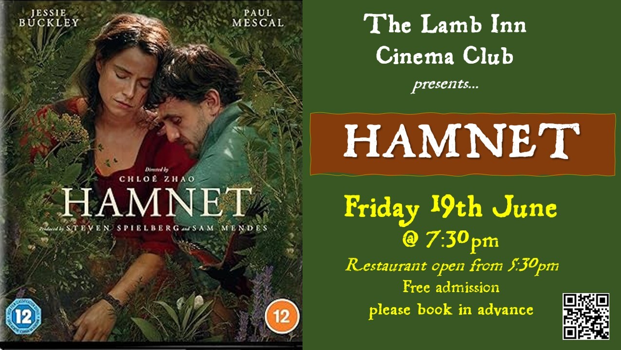 The Lamb Inn Cinama Club  HAMLET crediton exeter