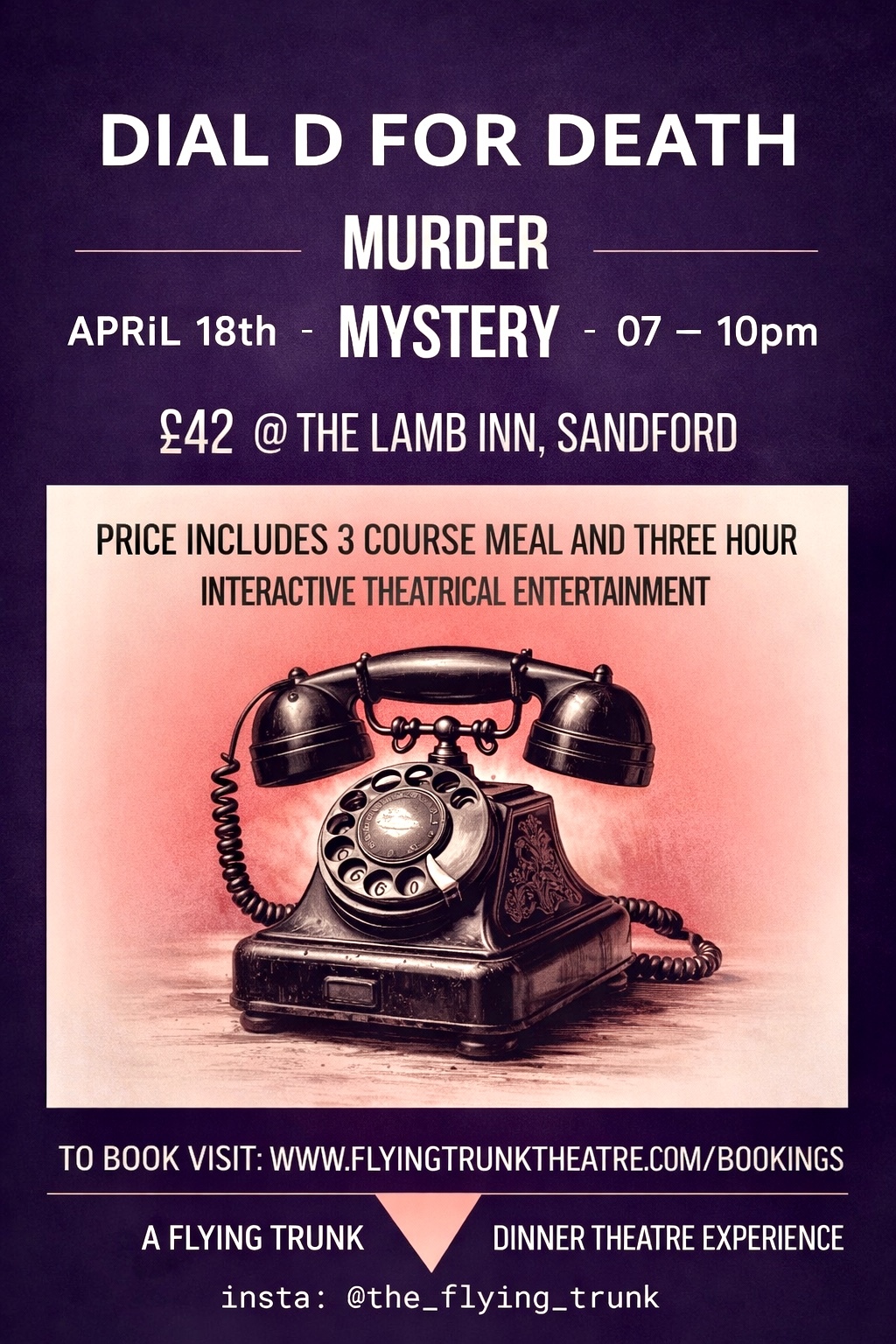 Murder Mystery lamb inn sandford crediton exteter