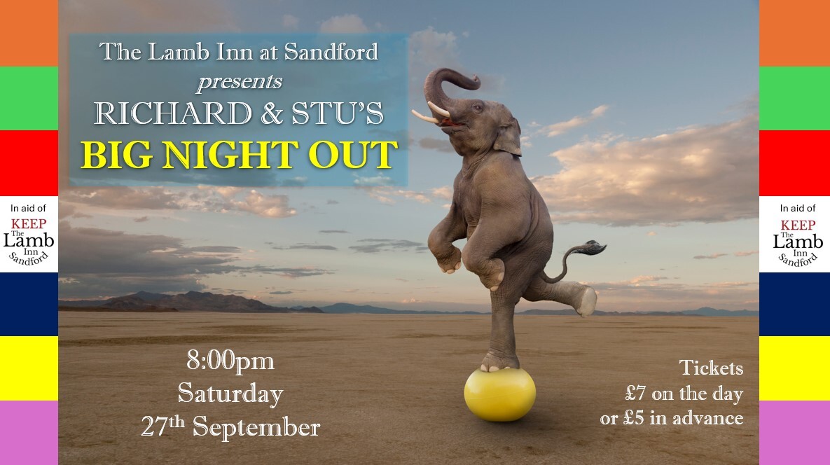COMEDY LAMB INN SANDFORD CREDITON EXETER