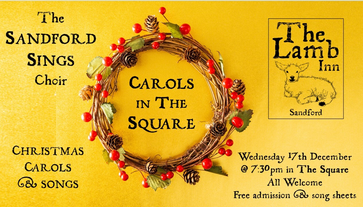 christmas carols songs sandford crediton lamb inn exeter